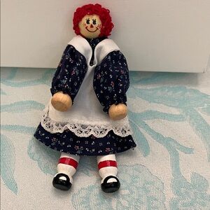 Hand Made Clothespin Raggedy Ann
